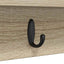 Vægmonteret Jakkeholder Vægmonteret Sonoma eg 80 x 10,5 x 18 cm