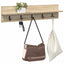 Vægmonteret Jakkeholder Vægmonteret Sonoma eg 80 x 10,5 x 18 cm