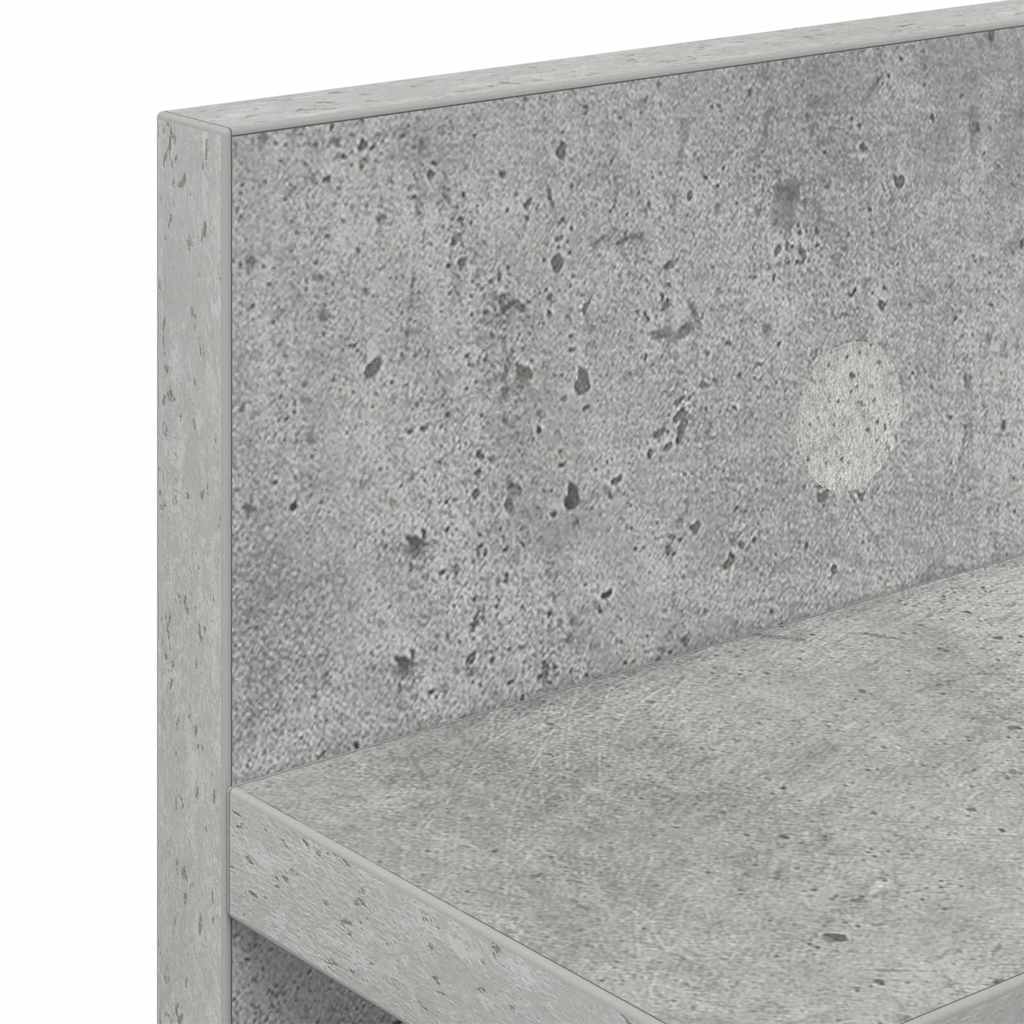 Vægmonteret Jakkeholder Vægmonteret Beton Grå Konstrueret træ