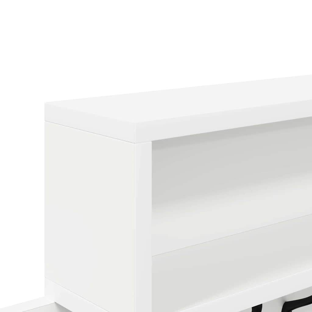 Vægmonteret Jakkeholder Vægmonteret Hvid 100 x 12 x 43,5 cm