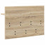 Vægmonteret Jakkeholder Vægmonteret Sonoma eg 60 x 40 x 12 cm