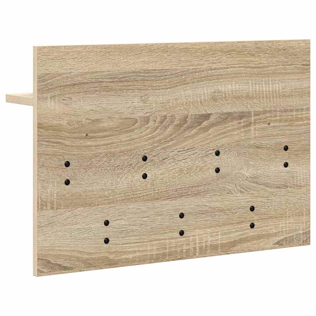 Vægmonteret Jakkeholder Vægmonteret Sonoma eg 60 x 40 x 12 cm