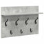 Vægmonteret Jakkeholder Vægmonteret Beton Grå 60 x 40 x 12 cm