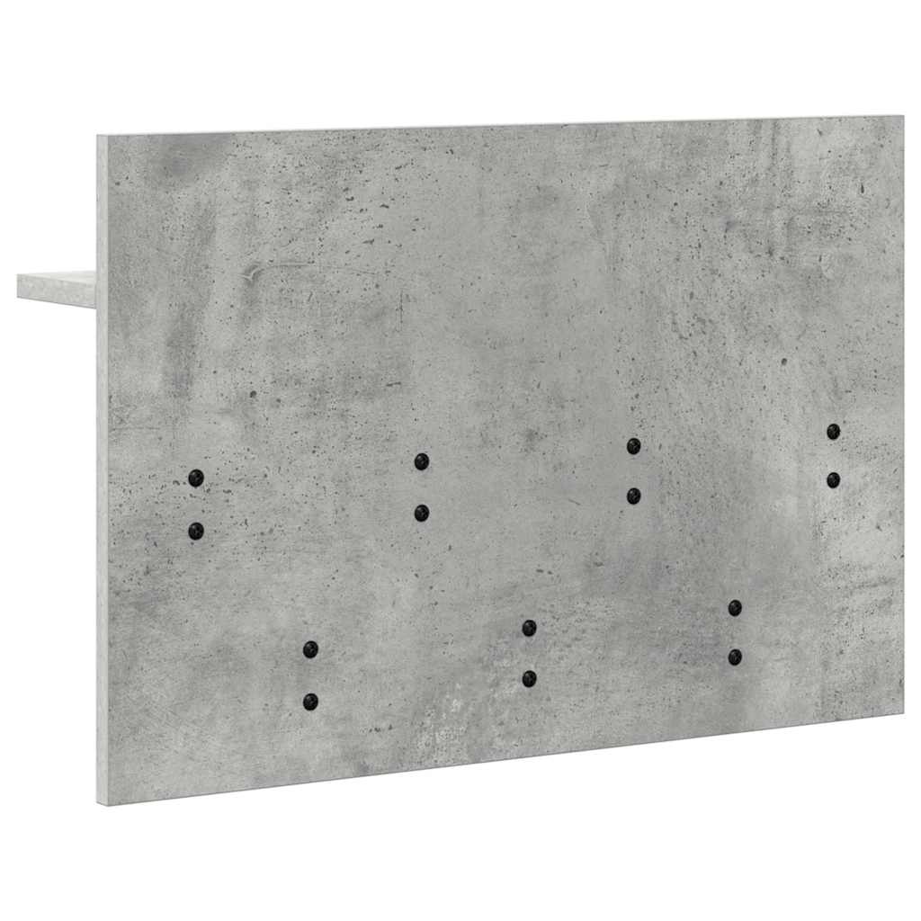 Vægmonteret Jakkeholder Vægmonteret Beton Grå 60 x 40 x 12 cm