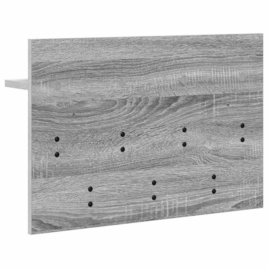 Vægmonteret Jakkeholder Vægmonteret Grå Sonoma 60 x 40 x 12 cm