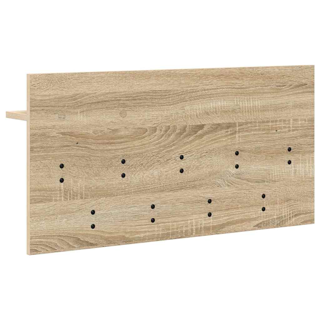 Vægmonteret Jakkeholder Vægmonteret Sonoma eg 80 x 40 x 12 cm