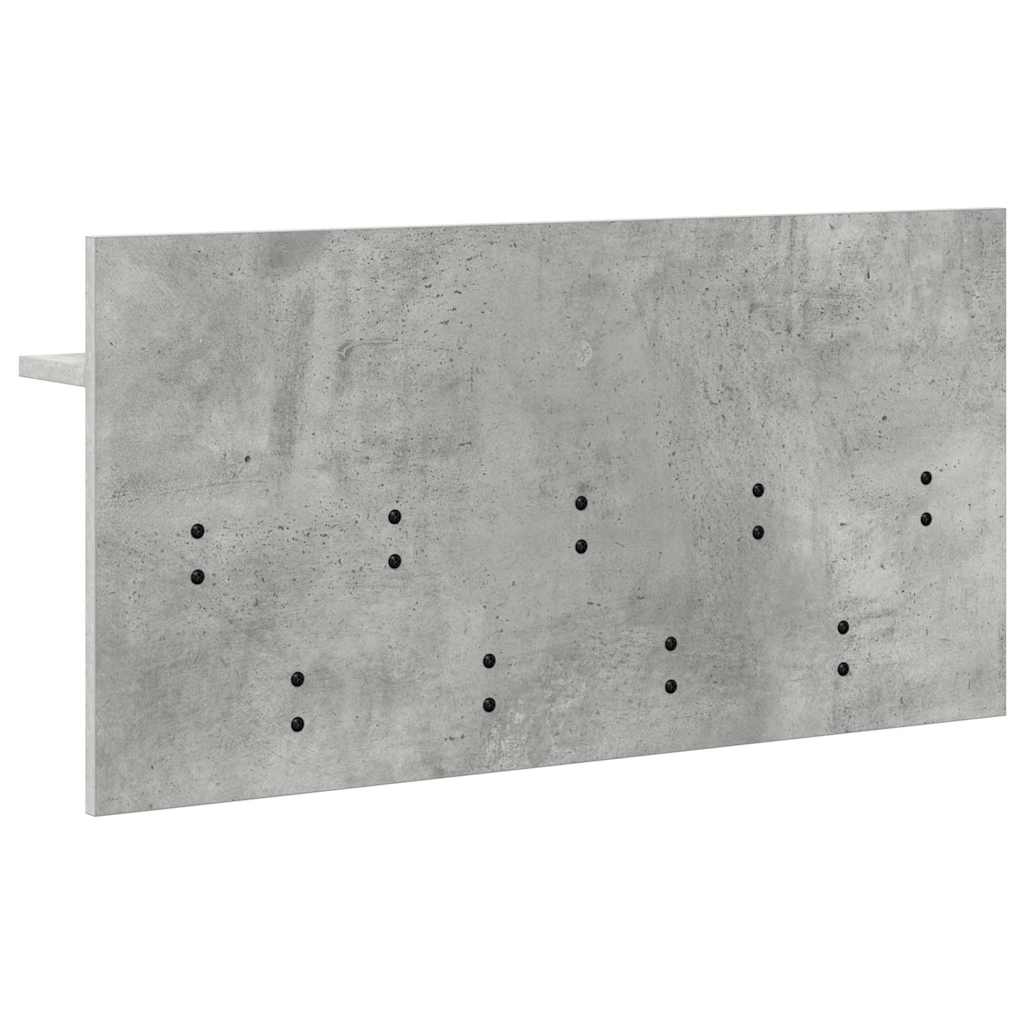 Vægmonteret Jakkeholder Vægmonteret Beton Grå 80 x 40 x 12 cm