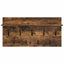 Vægmonteret Jakkeholder Vægmonteret Røget eg 80 x 40 x 12 cm