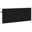 Vægmonteret Jakkeholder Vægmonteret Sort eg 100 x 40 x 12 cm