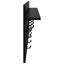 Vægmonteret Jakkeholder Vægmonteret Sort eg 100 x 40 x 12 cm