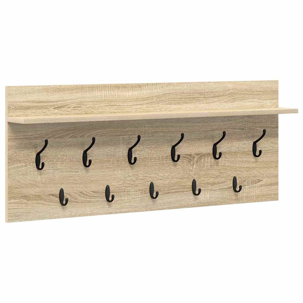 Vægmonteret Jakkeholder Vægmonteret Sonoma eg 100 x 40 x 12 cm