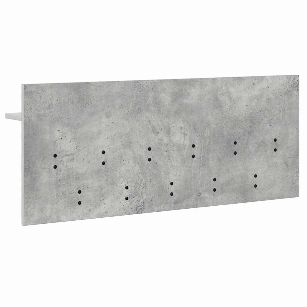 Vægmonteret Jakkeholder Vægmonteret Beton Grå 100 x 40 x 12 cm