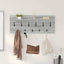 Vægmonteret Jakkeholder Vægmonteret Grå Sonoma 100 x 40 x 12 cm