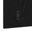 Vægmonteret Jakkeholder Vægmonteret Sort eg 40 x 10 x 90 cm