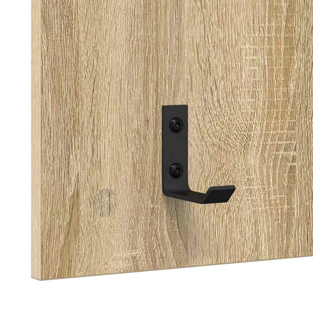 Vægmonteret Jakkeholder Vægmonteret Sonoma eg 40 x 10 x 90 cm