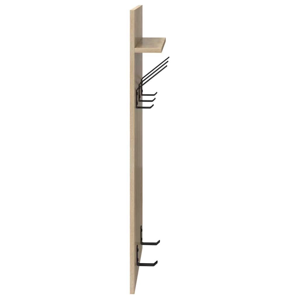 Vægmonteret Jakkeholder Vægmonteret Sonoma eg 40 x 10 x 90 cm