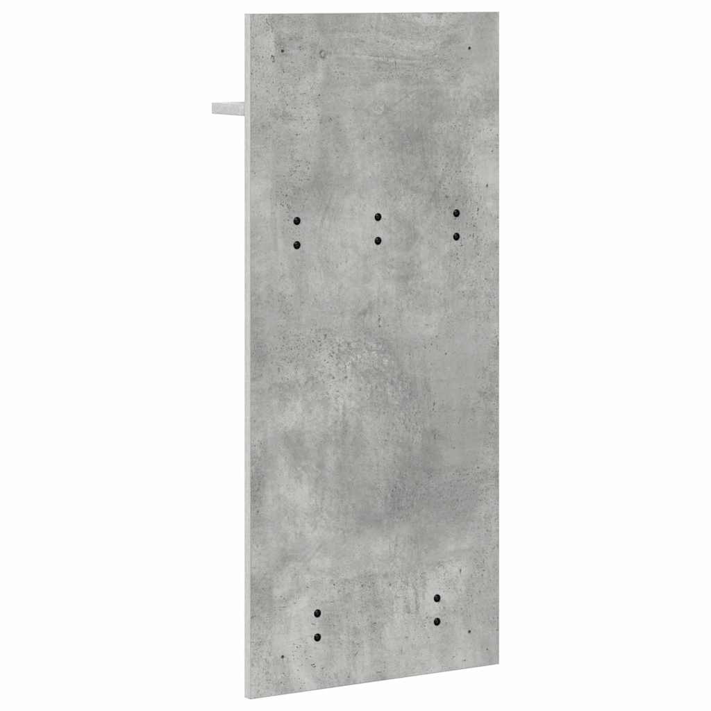 Vægmonteret Jakkeholder Vægmonteret Beton Grå 40 x 10 x 90 cm