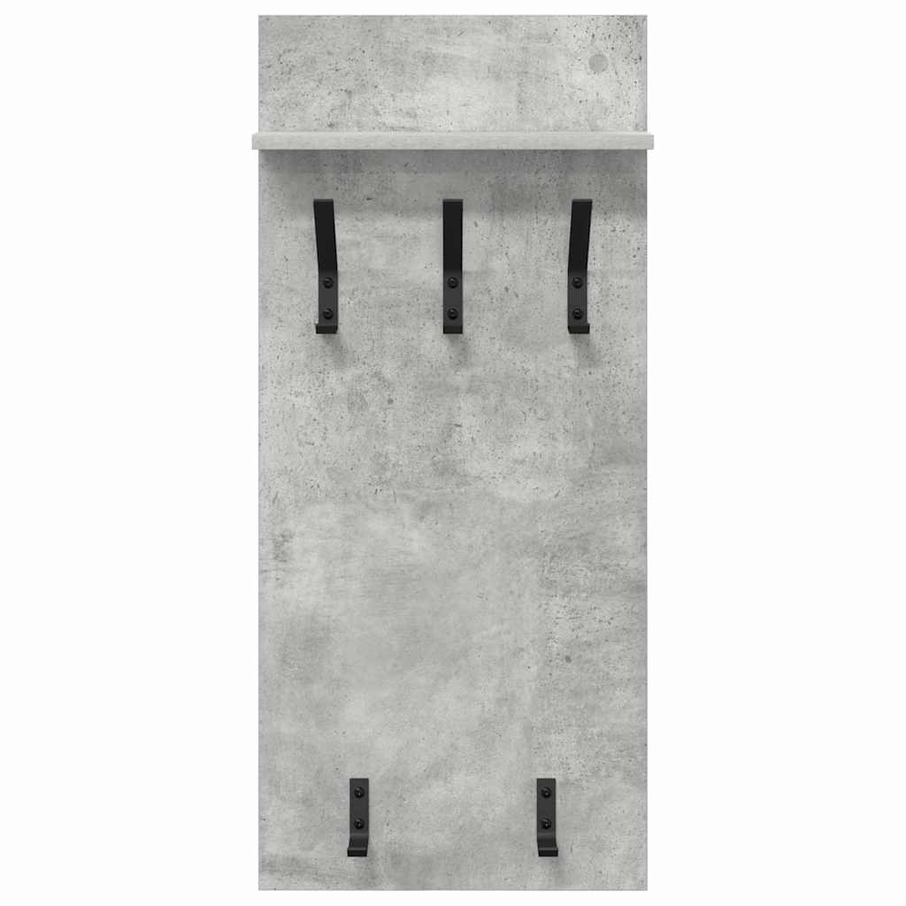 Vægmonteret Jakkeholder Vægmonteret Beton Grå 40 x 10 x 90 cm