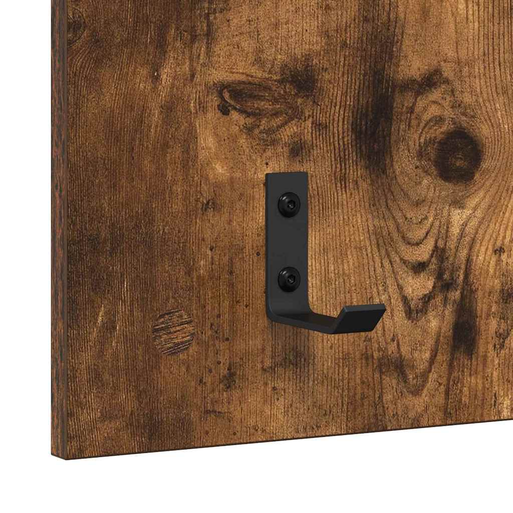 Vægmonteret Jakkeholder Vægmonteret Røget eg 40 x 10 x 90 cm