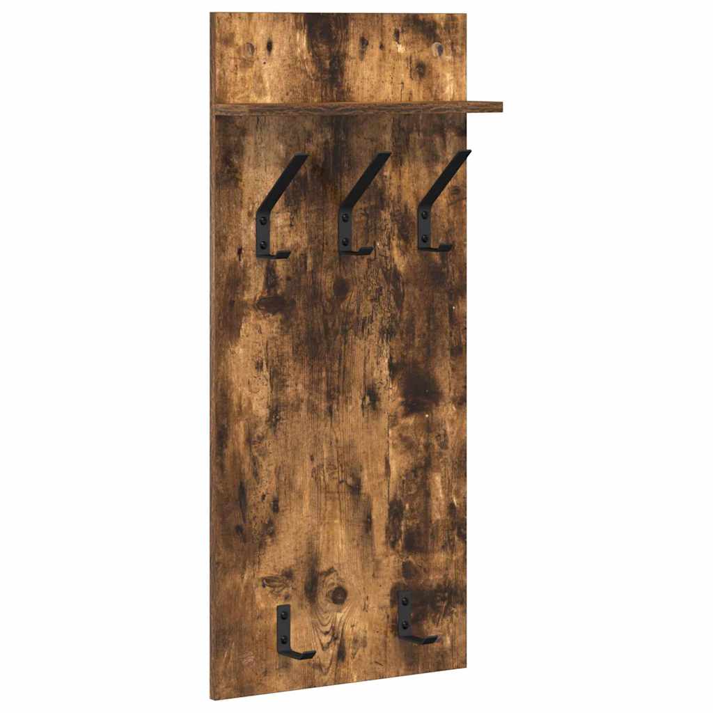 Vægmonteret Jakkeholder Vægmonteret Røget eg 40 x 10 x 90 cm