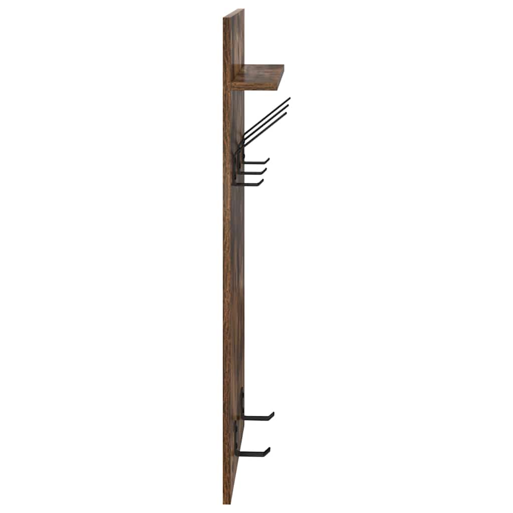 Vægmonteret Jakkeholder Vægmonteret Røget eg 40 x 10 x 90 cm