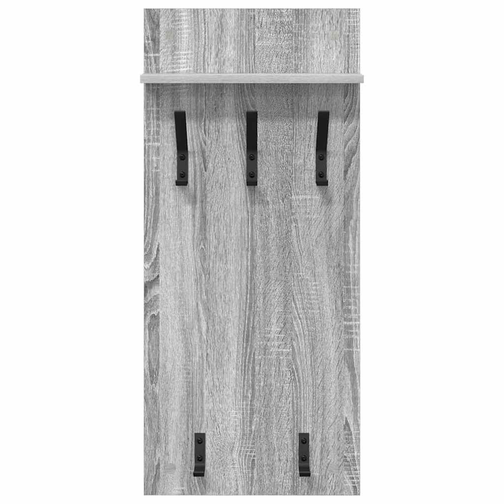 Vægmonteret Jakkeholder Vægmonteret Grå Sonoma 40 x 10 x 90 cm