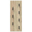 Vægmonteret Jakkeholder Vægmonteret Sonoma eg 30 x 1,5 x 80 cm