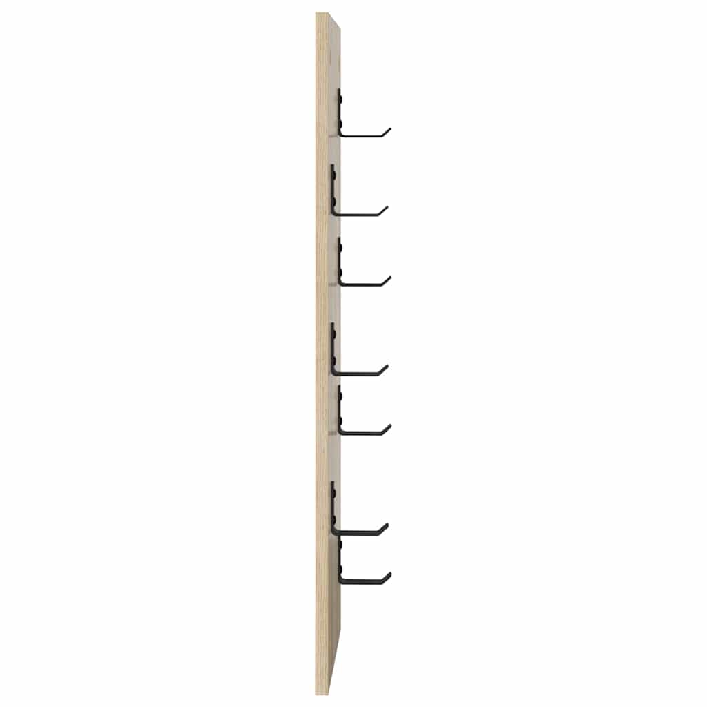 Vægmonteret Jakkeholder Vægmonteret Sonoma eg 30 x 1,5 x 80 cm