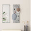Vægmonteret Jakkeholder Vægmonteret Beton Grå 30 x 1,5 x 80 cm