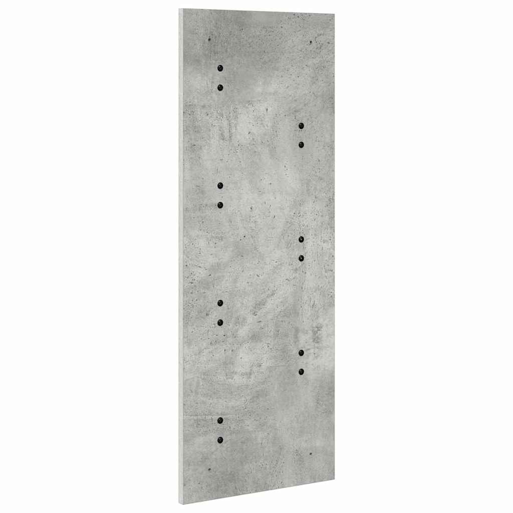 Vægmonteret Jakkeholder Vægmonteret Beton Grå 30 x 1,5 x 80 cm