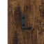 Vægmonteret Jakkeholder Vægmonteret Røget eg 30 x 1,5 x 80 cm