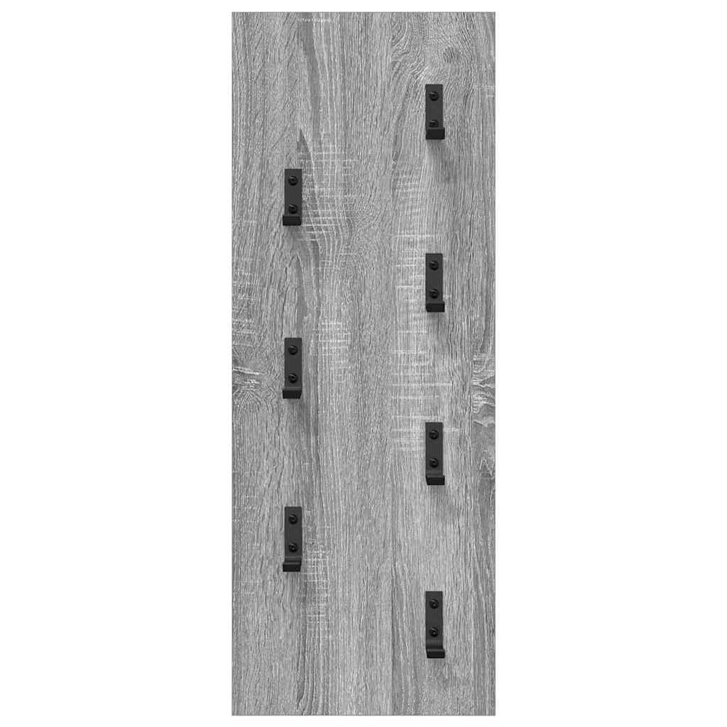 Vægmonteret Jakkeholder Vægmonteret Grå Sonoma 30 x 1,5 x 80 cm