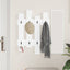 Vægmonteret Jakkeholder Vægmonteret Hvid 60 x 3 x 82 cm