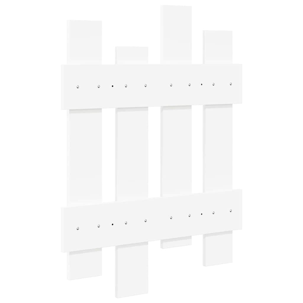 Vægmonteret Jakkeholder Vægmonteret Hvid 60 x 3 x 82 cm