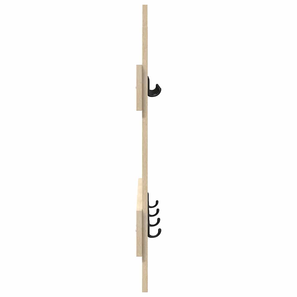 Vægmonteret Jakkeholder Vægmonteret Sonoma eg 60 x 3 x 82 cm