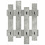 Vægmonteret Jakkeholder Vægmonteret Beton Grå 60 x 3 x 82 cm