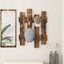 Vægmonteret Jakkeholder Vægmonteret Røget eg 60 x 3 x 82 cm