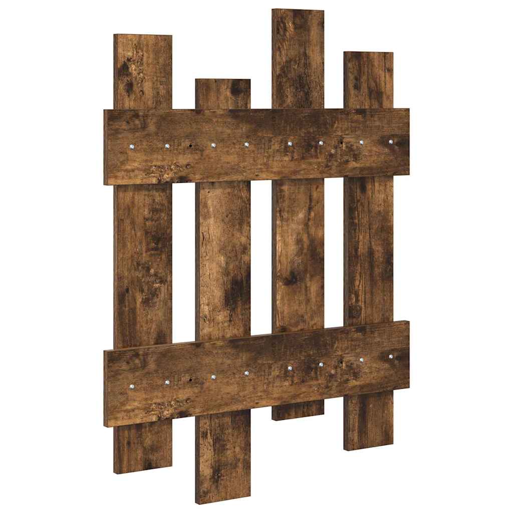 Vægmonteret Jakkeholder Vægmonteret Røget eg 60 x 3 x 82 cm