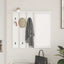 Vægmonteret Jakkeholder Vægmonteret Hvid 84 x 10 x 80 cm