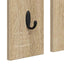 Vægmonteret Jakkeholder Vægmonteret Sonoma-eg 84 x 10 x 80 cm