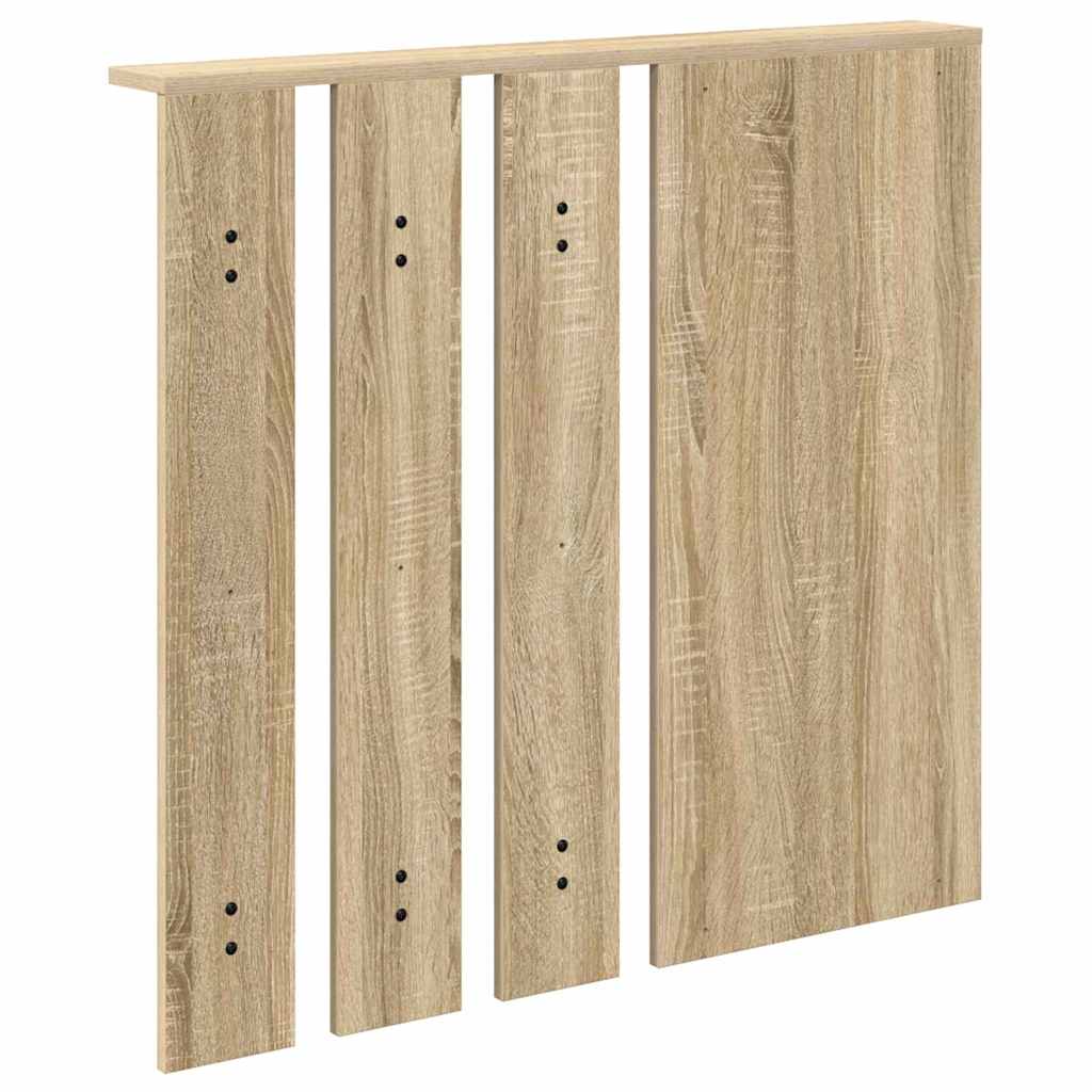 Vægmonteret Jakkeholder Vægmonteret Sonoma-eg 84 x 10 x 80 cm