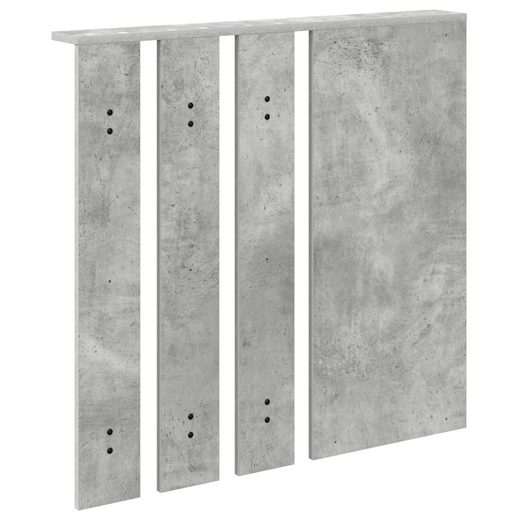 Vægmonteret Jakkeholder Vægmonteret Betongrå 84 x 10 x 80 cm