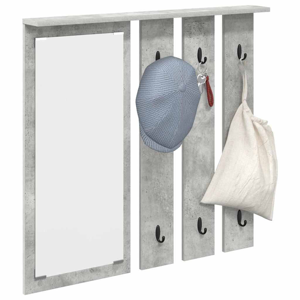 Vægmonteret Jakkeholder Vægmonteret Betongrå 84 x 10 x 80 cm