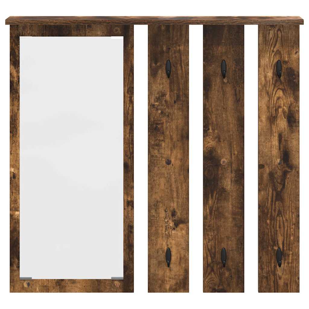 Vægmonteret Jakkeholder Vægmonteret Røget eg 84 x 10 x 80 cm