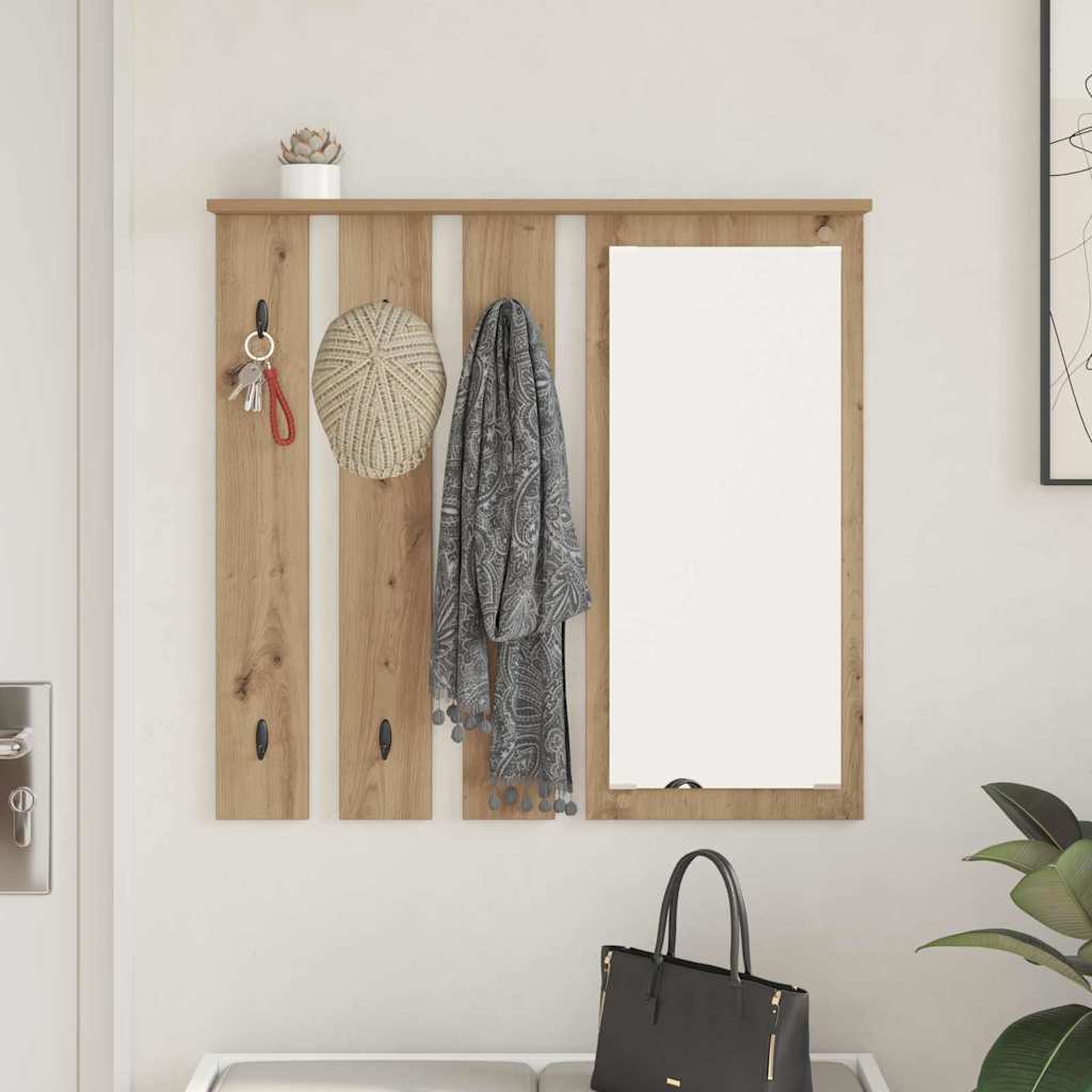 Vægmonteret Jakkeholder Vægmonteret artisan eg 84 x 10 x 80 cm