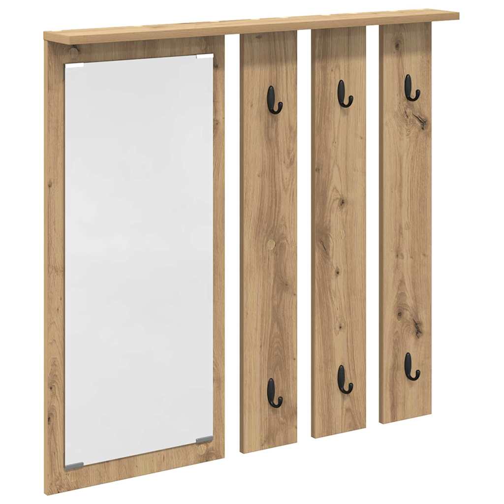 Vægmonteret Jakkeholder Vægmonteret artisan eg 84 x 10 x 80 cm
