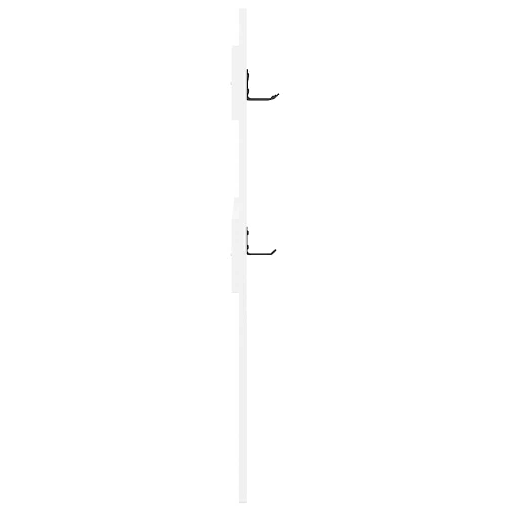 Vægmonteret Jakkeholder Vægmonteret Hvid 65 x 3 x 100 cm