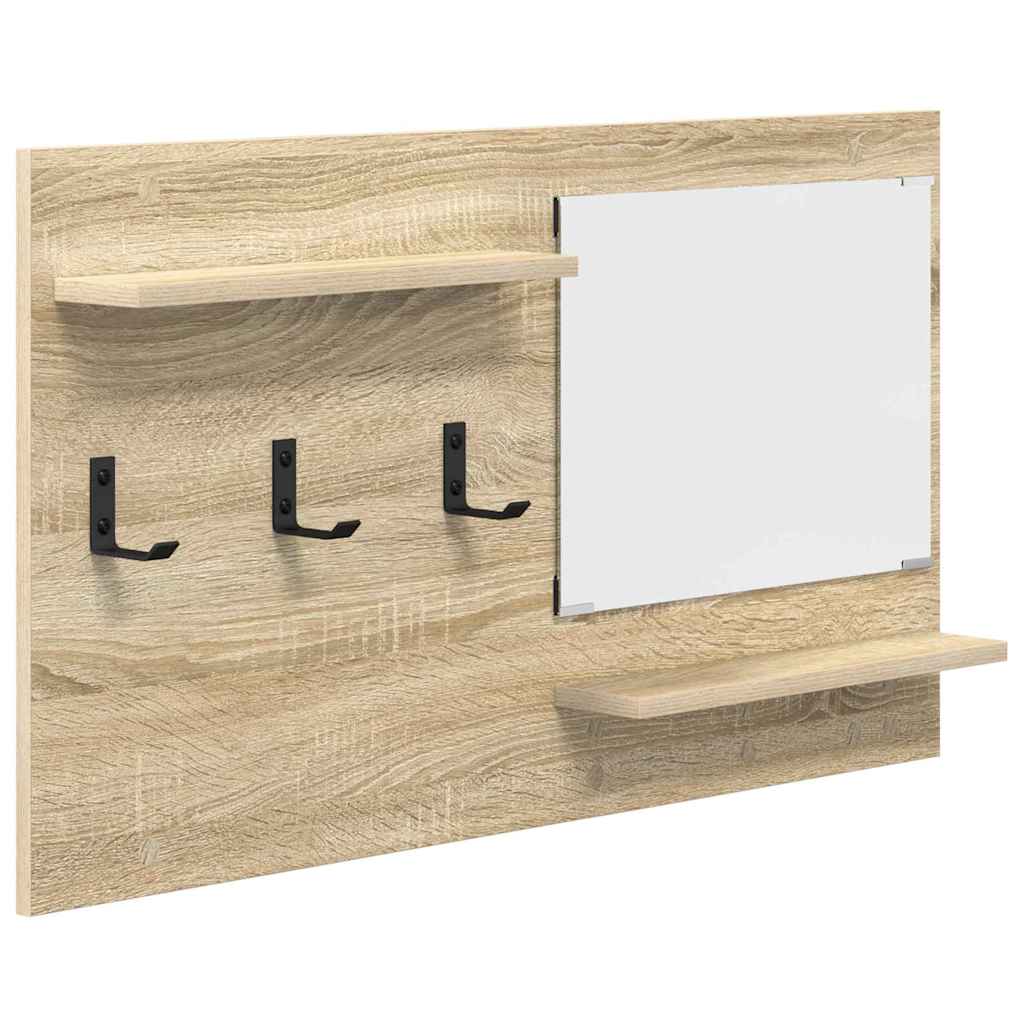 Vægmonteret Jakkeholder Vægmonteret Sonoma eg 90 x 10 x 50 cm