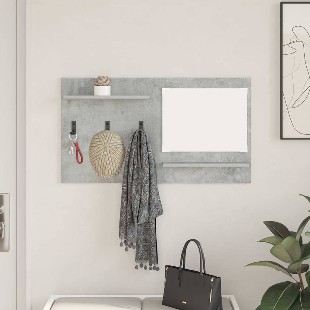 Vægmonteret Jakkeholder Vægmonteret Beton Grå 90 x 10 x 50 cm