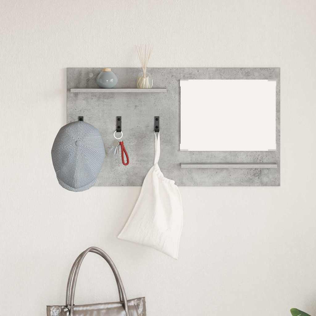 Vægmonteret Jakkeholder Vægmonteret Beton Grå 90 x 10 x 50 cm